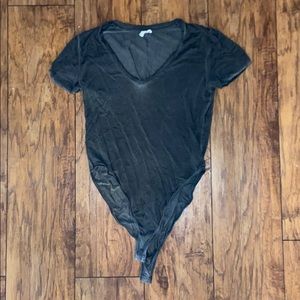 Out from under green/grey t shirt bodysuit